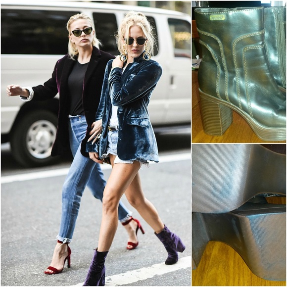 chunky boots and dresses